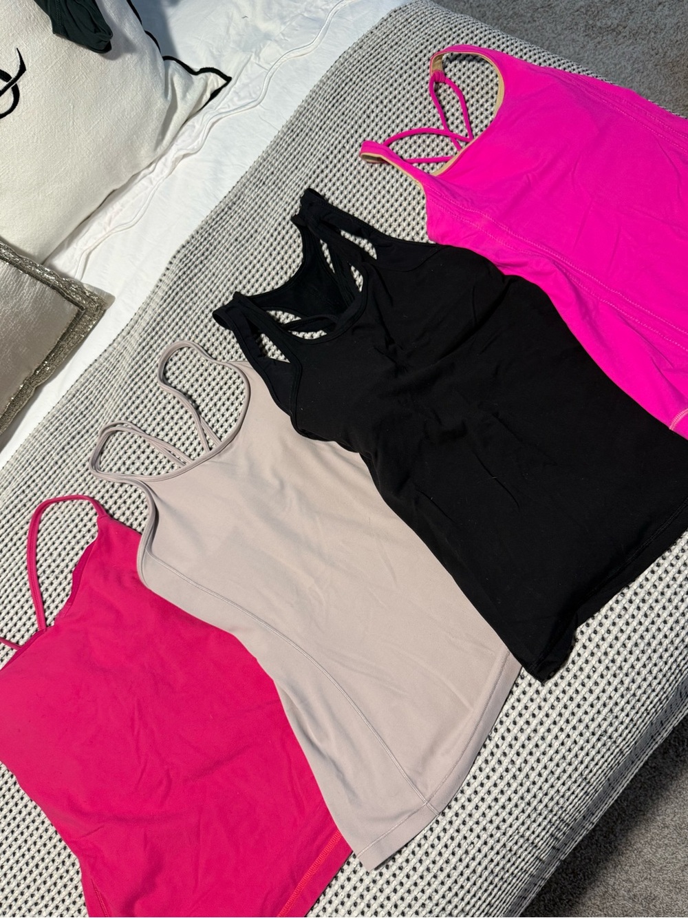 Bundle of 4 Lululemon Tank Tops with Built in Bras